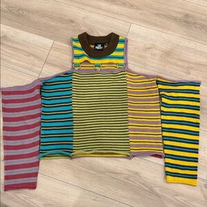 Colorful Striped unique top